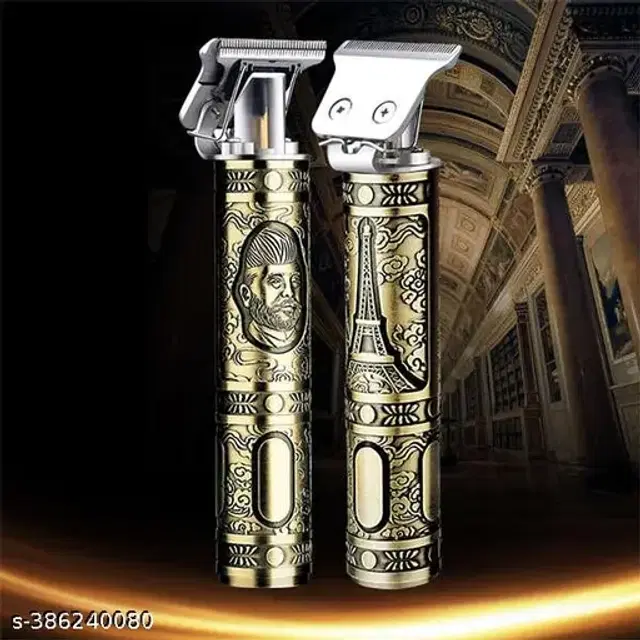 Rechargeable Professional Hair Trimmer for Men & Women, Gold