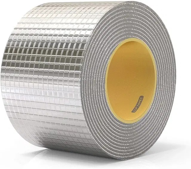 Aluminium Single Sided Self Adhesive Tape, Silver, 5 m