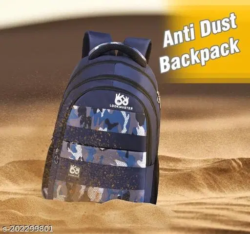 Nylon Backpack for Men & Women, Blue