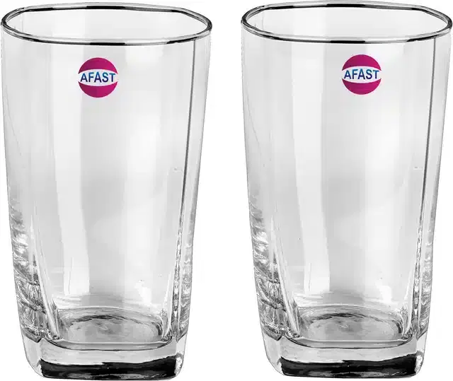 Liquor cum Cocktail Glasses, Transparent, 350 ml, Pack of 2