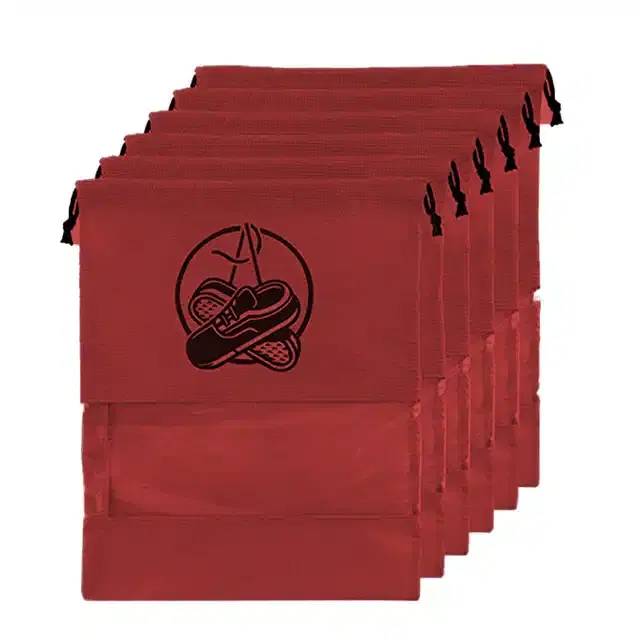 Shoe Cover, Pack of 6, Maroon
