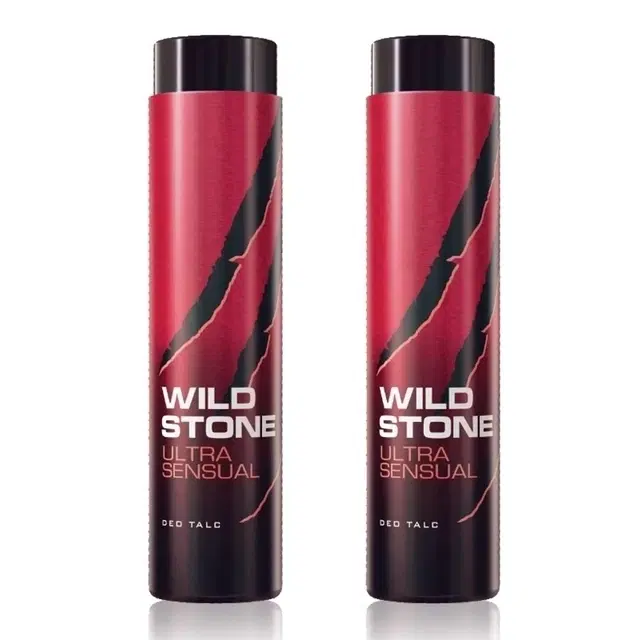 Wild Stone Ultra Sensual Talcum powder for Men 2X300 g (Buy 1 Get 1 Free)