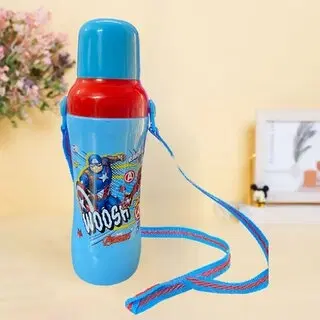 Plastic Printed Sipper Bottle, Multicolor, 500 ml