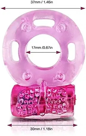 Penis Vibrator Ring for Men, Pink
