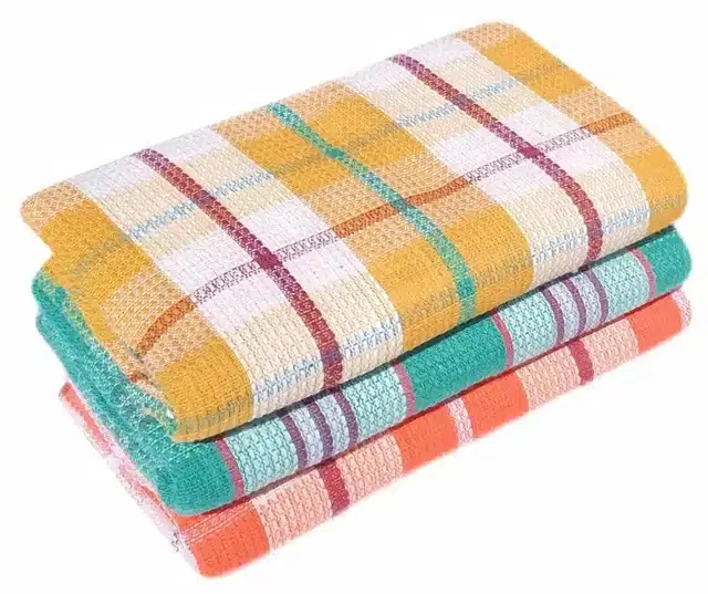 Bath Towel, Pack of 3, 150x80 cm Multicolor