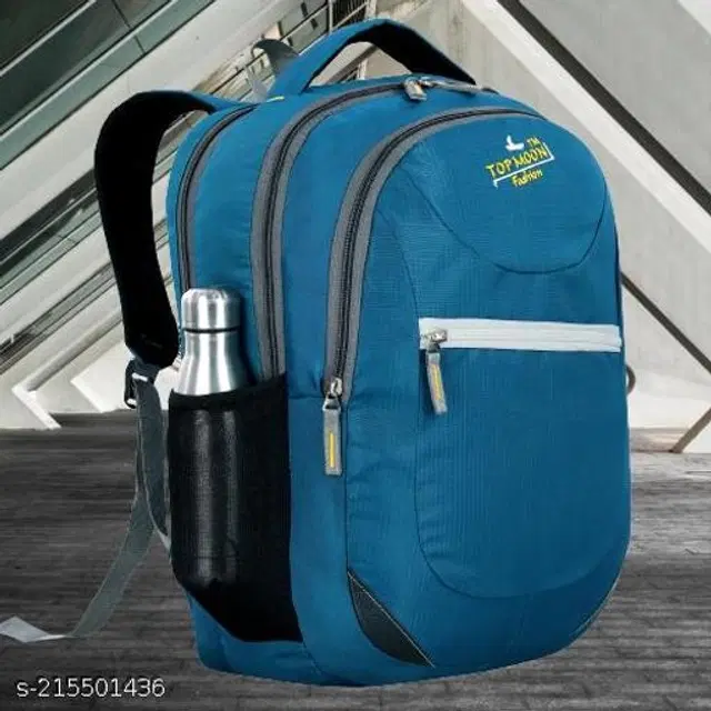 Polyester Backpack for Kids, Teal, 35 L