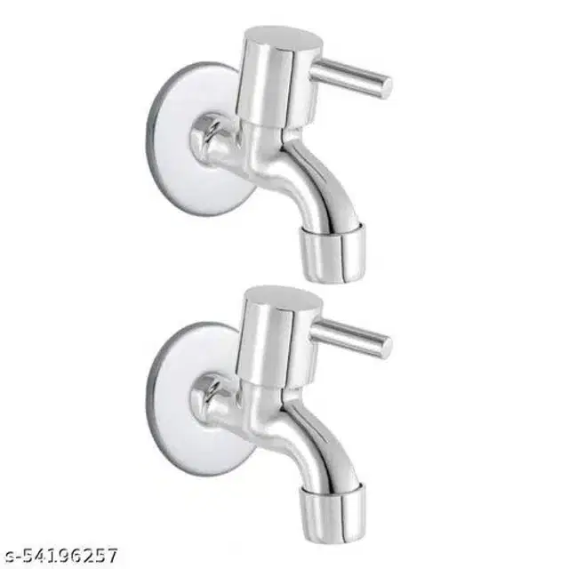 Bathroom Tap, Silver, Pack Of 2