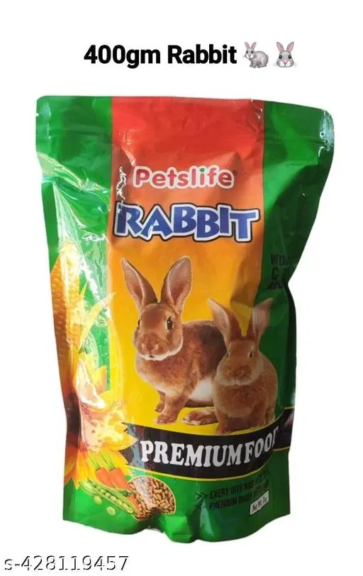 PETSLIFE Rabbit Premium Food , 400g___100% complete nutritional food for all Rabbit..