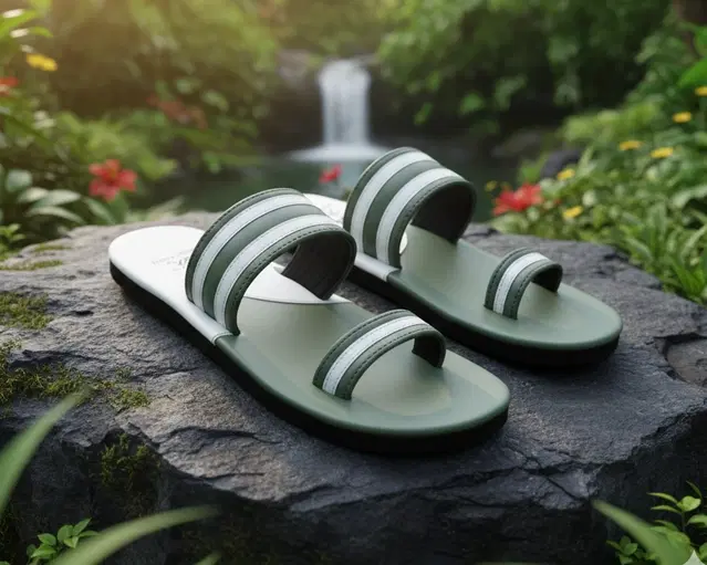 Slippers for Men, Green (6)