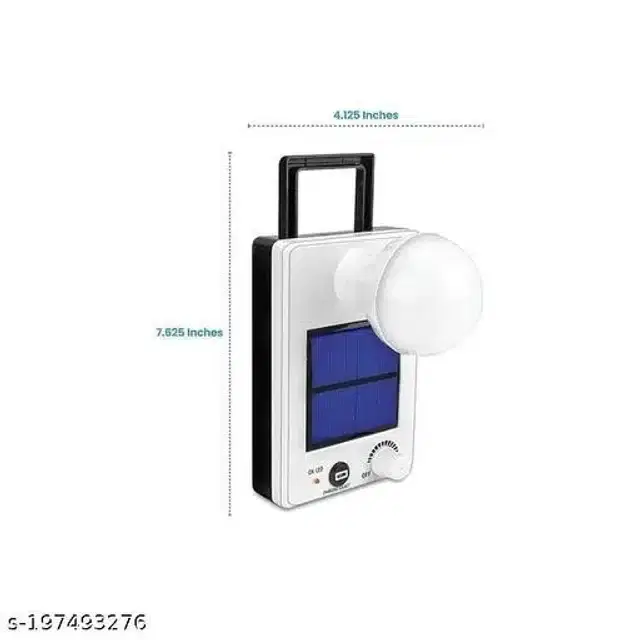 Mini Rechargeable Emergency Light Bulb, White, 12 W