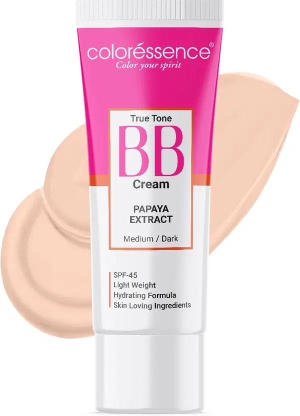 Coloressence True Tone Bb Cream With Papaya Extract Foundation (Papaya Extract) (25 g) Pack Of 1