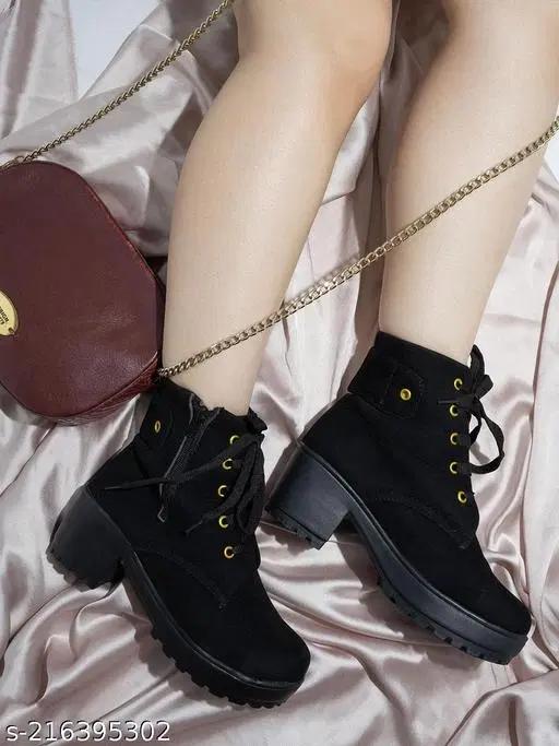 Shoetopia Girls Boots - Black (10-11 Years)
