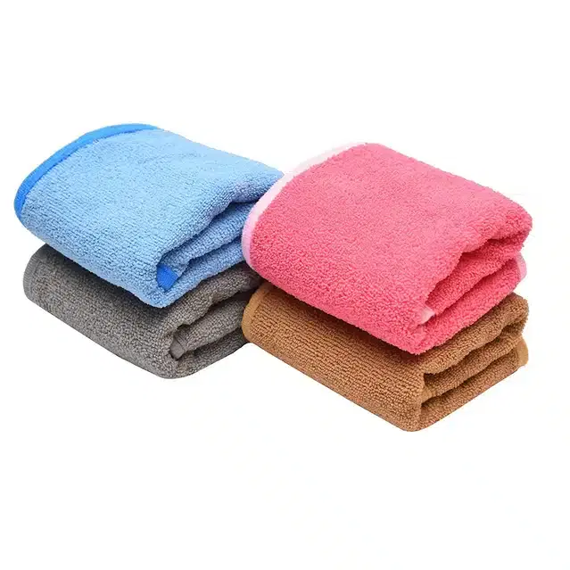 Cotton Hand Towel, Pack of 4, Multicolor, 40x60 cm