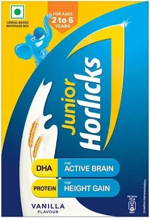 Junior Horlicks Kids Nutrition Drink Vanilla Flavour 500 g ( Refill )