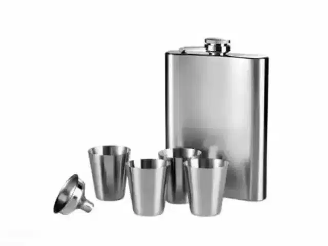 K Kudos Hip Flask Set