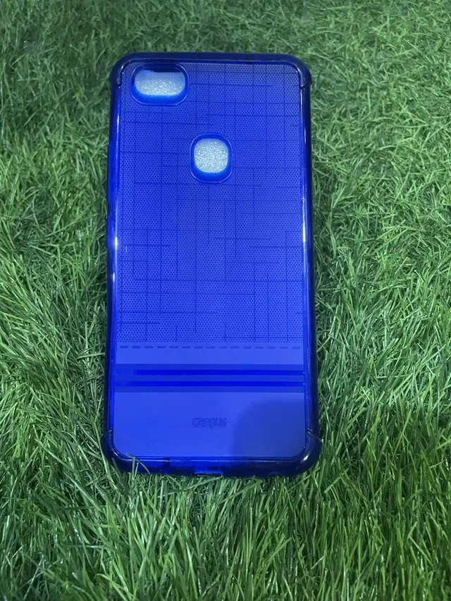 Rubber Mobile Back Cover for Vivo Y81 (Blue)