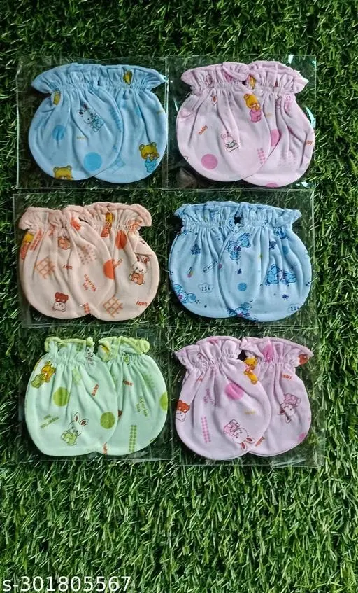 Cotton Blend Mitten for Baby