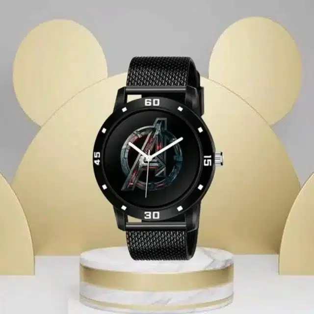 Analog Watch for Men (Black)