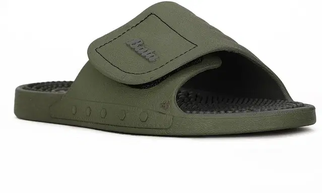 Bata Flipflops for Men (Olive, 10 UK/India)
