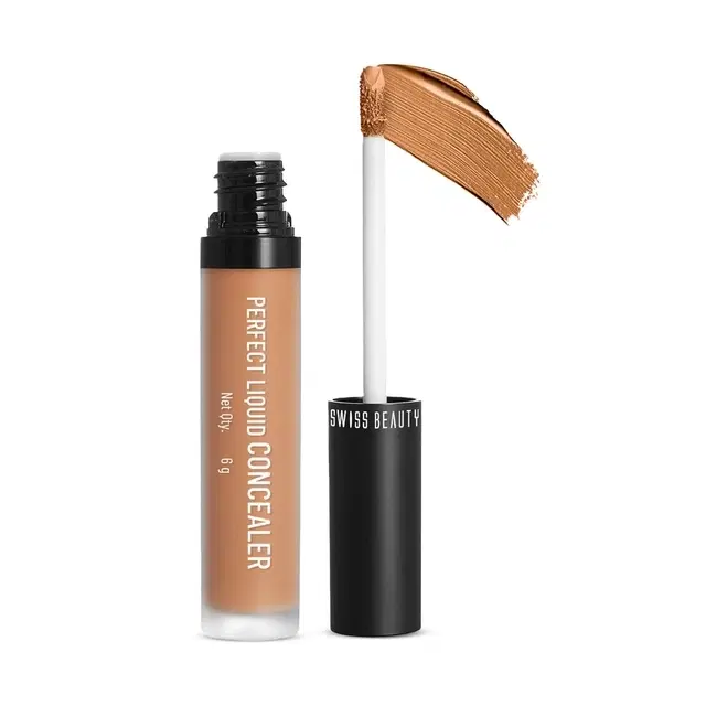 Swiss Beauty Liquid Light Weight Concealer With Full Coverage, Shade- Warm-Sand, 6 g