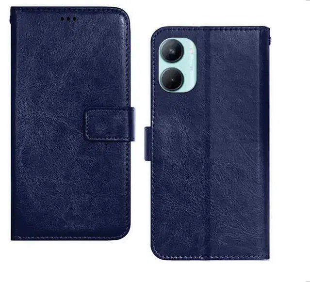 Flip Mobile Cover for Realme RMX3624/Realme C33, Multicolor