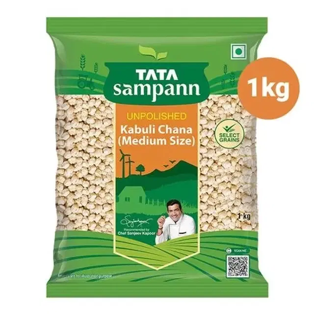Tata Sampann Kabuli Chana (Medium Size) 1 Kg