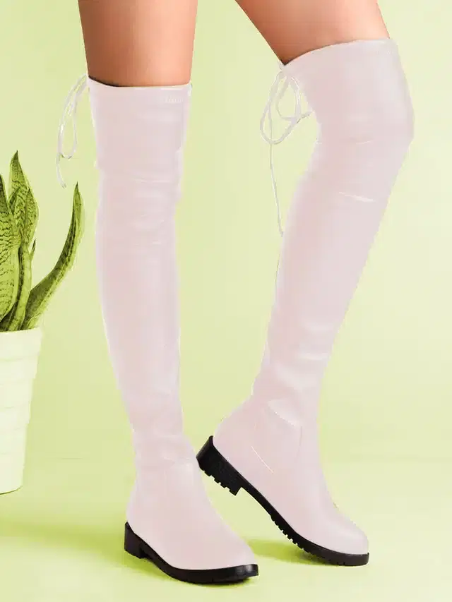 Boots for Women (Cream, 39)