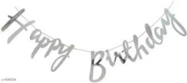 Happy Birthday Banner, Assorted, Pack of 1