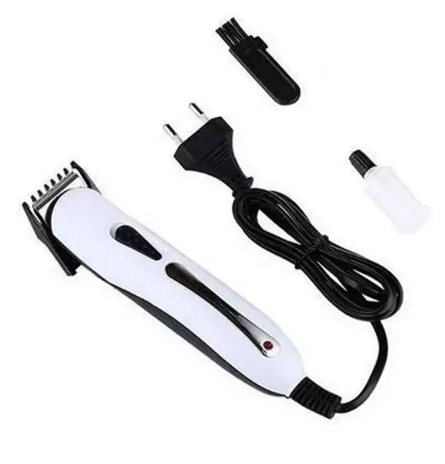 NHC201B Electric Heavy Duty Beard & Mustache Trimmer for Men, White