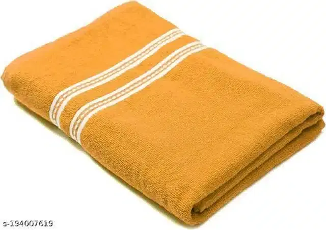 Cotton Bathing Towel, Yellow