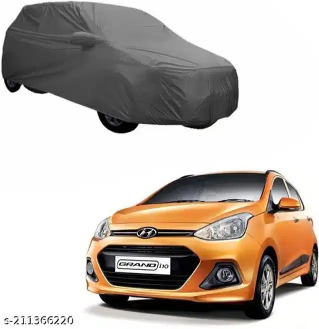 Taffeta Waterproof Car Cover for Hyundai Grand i10, Multicolor