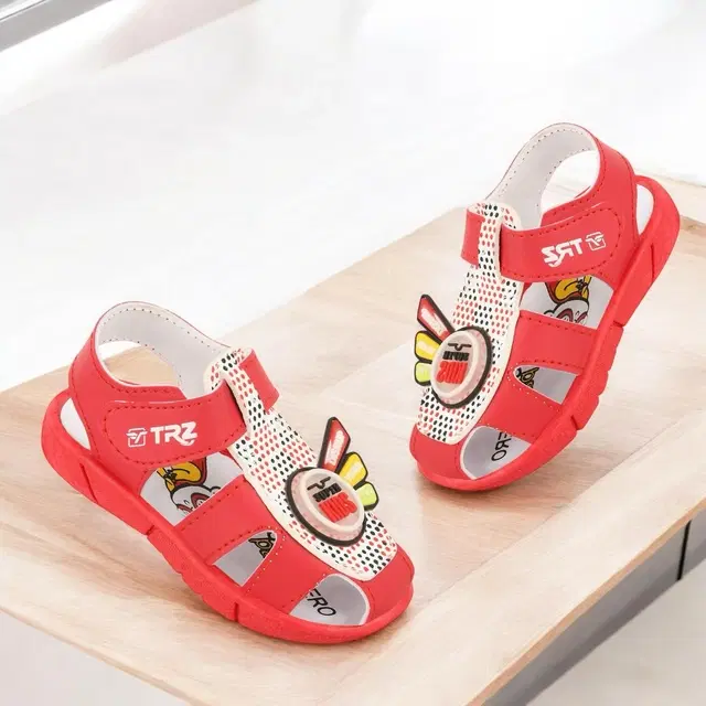 Sandals for Kids (Red, 15)