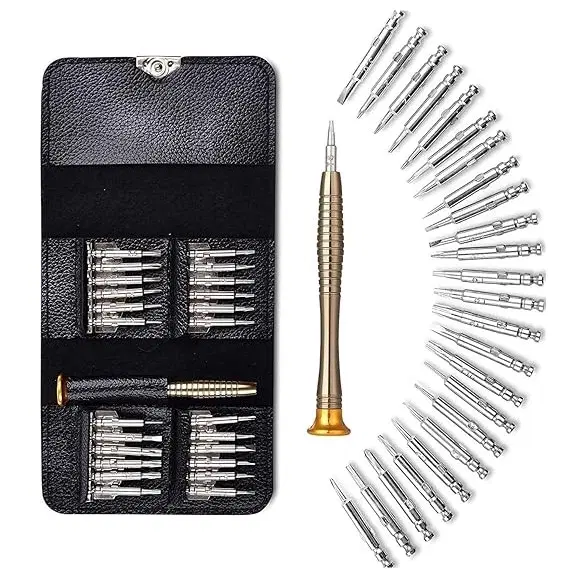 Stainless Steel 25 in 1 Screwdriver Tool Kit, Multicolor, Set of 1