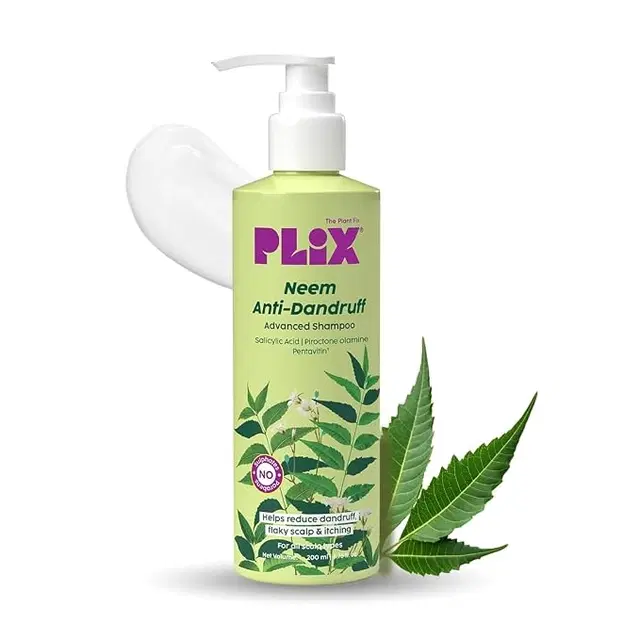 Plix Neem Anti-Dandruff Advanced Shampoo 200 ml