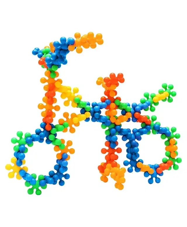 Plastic Building Toys for Kids, Multicolor, 3-4 Years
