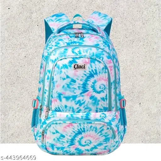 Canvas Backpack Bag, Blue