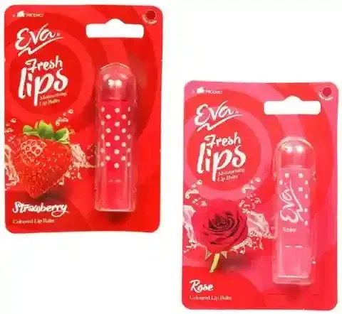 Eva Fresh Lip Balm Litchi And Raspberry 4.5 g (Buy 1 Get 1 Free)