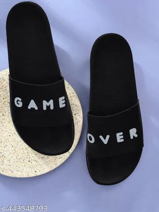 Sliders for Men, Grey & Black (6)