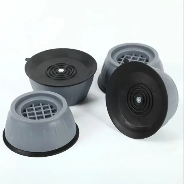 Rubber Anti Vibration Washing Machine Pads, Grey, Pack of 4