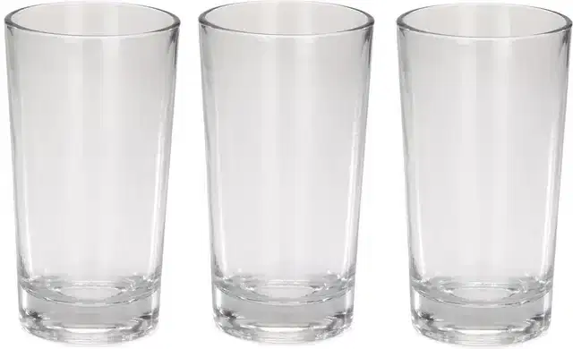 Liquor cum Cocktail Glasses, Transparent, 250 ml, Pack of 3