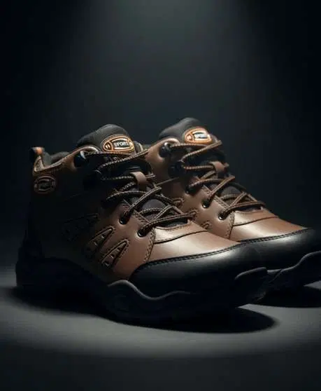 Boots for Men (Brown/Black, 6)