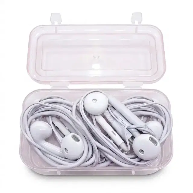 Wired Earphones (Pack of 2 White)