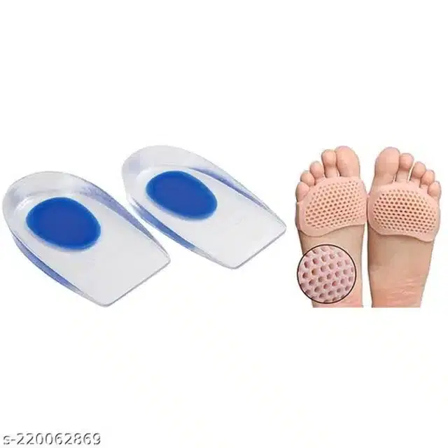 Moisturizing Silicon Gel Pad with Foot Pad, Assorted, Set of 2