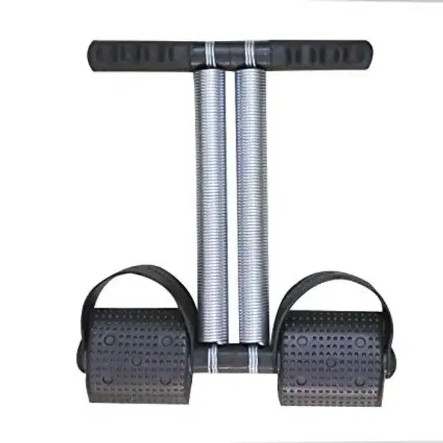 Double Spring & Rubber Tummy Trimmer For Unisex, Multicolor
