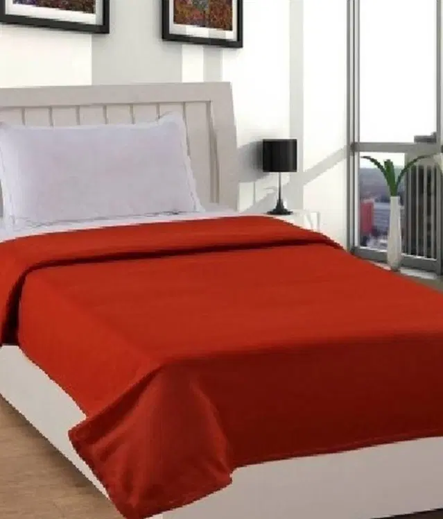 Fleece Blanket, Orange, 60x90 Inches