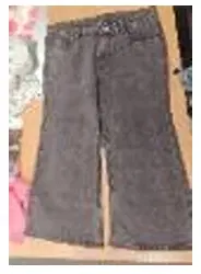 Wide Bottom fit  Jeans for Girls, Brown (12-14 Years)