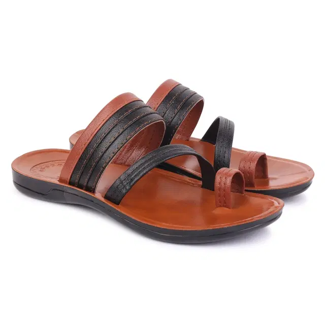 Flipflops for Men (Brown, 6)
