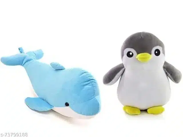 Stuffed Toys for Kids, Multicolor, Pack of 2