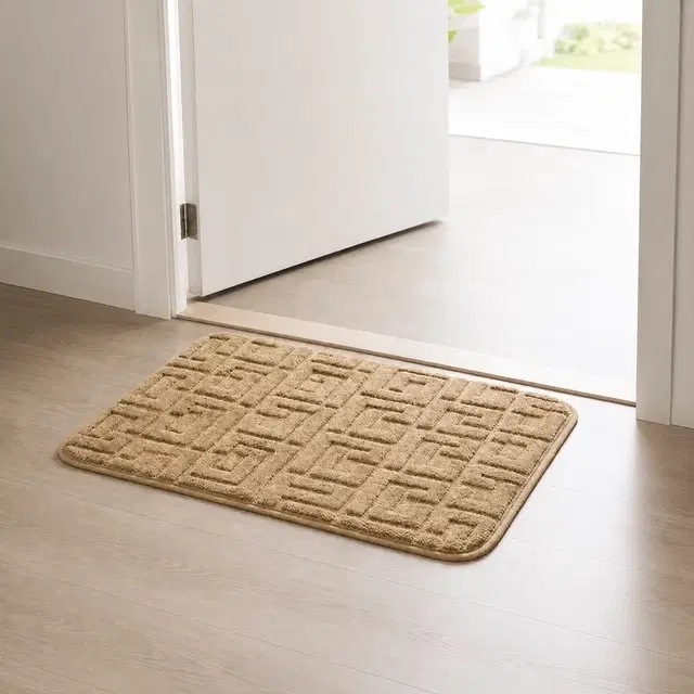 Greek Key pattern Emboss 3D anti-slip Door Mat [40x60 cm]