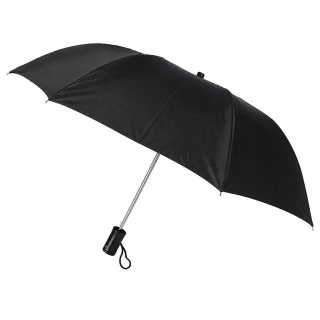 Compact 2 Fold Umbrella [Black]